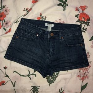 Forever 21 Dark Wash Jean Shorts